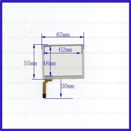 ZhiYuSun 5PCS/Lot 65mm*55mm 3.5inch resistance touch screen sensor 65*55 for display touch glass