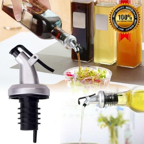 1/3 PCS Bottle Stopper Leak Proof Wine Stopper Bottle Cap Wine Pourer Spout Stopper Dispenser Olive Oil Sprayer Kitchen Tools