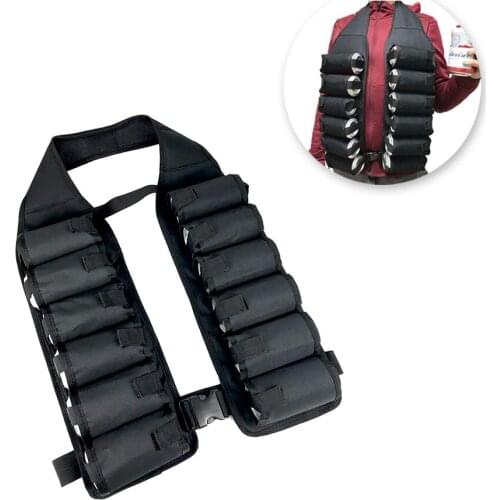1 Pcs Beer Waistcoat Beer Small Vest Outdoor Beer Belt Carry Drink Back Bag