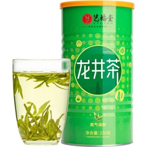 2021 EFUTON Dragon Well Lung Ching Green Loose Leaf Dragonwell Fresh 250g