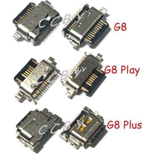 50pcs Original USB Charging Charge Port Dock Socket Connector For Motorola Moto G8 G8 Plus Play Power Lite