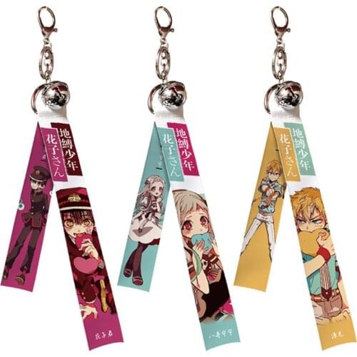 Anime Toilet-bound Acrylic Keychain Toilet Bound Jibaku Shounen Hanako Kun Pendant Keyrings Portachiavi Llaveros