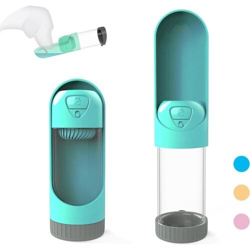 Dog Water Bottle Outdoor Drinking Feeder Travel Pet Feeding Cup Bowl Cat Water Dispenser Leak Proof Filter for Small Large Dogs