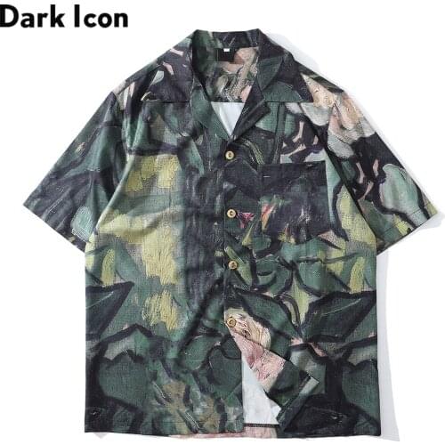 Dark Icon Men's Beach (Hawaiian) Shirts China