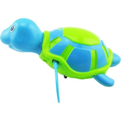 Baby Bath Toy Swim Bath turtle Floating Water wound-up chain Baby Children Classic Toys Random Color