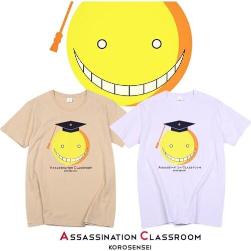 Assassination Classroom Anime Print TShirt Women Men Kawaii Street Fashion Tee Harajuku Manga Short-sleev Summer Camisetas Mujer