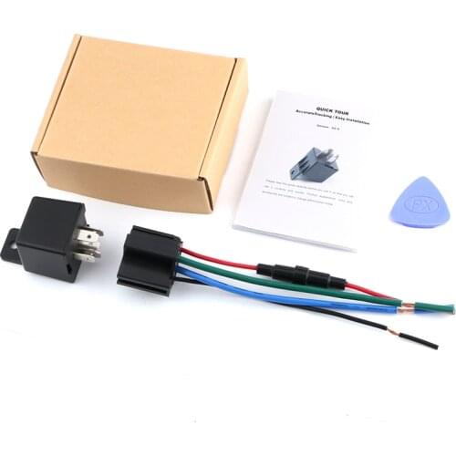 Motorcycles DIY Mini Car Relay GPS Tracker Cut Off Oil Towed Away ACC Status SMS Alarm Locator Tracking System Free APP CJ730