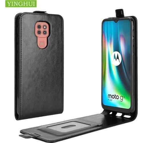 Flip Leather Case For Motorola Moto P40 Power Play G7 Power G7 Play Leather Cover For Moto G7 Plus P40 One Vision Phone Case