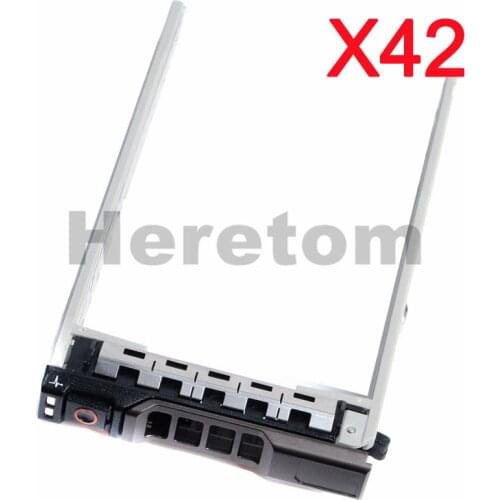 42Pcs NEW 2.5" SAS SATA Tray Caddy For DELL 2.5 R610 R710 R620 R720XD R730 R630 08FKXC/0KG7NR HDD Caddy Bracket
