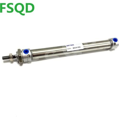 MAC20X200SCA MAC20X225SCA MAC25x250SCA MAC25x300SCA AIRTAC mini-cylinder aluminum barrel MAC MAC20 series