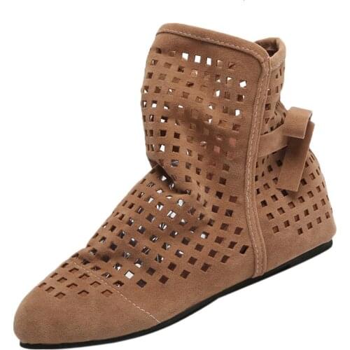 MINISED Women's Wedge Ankle Boots