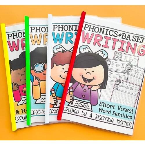 Children Phonics Writing Prompts Coloring Practice WorkSheets Kids Learning English books Writing sentence making skills