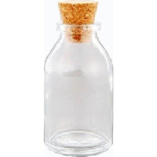 Pasabahce Cork Glass Bottle With Stopper 25cc 50 Pcs party material
