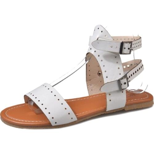 Summer Europe and the United States beach open toe flat sandals womens foreign trade shoes wholesale wish explosions large size