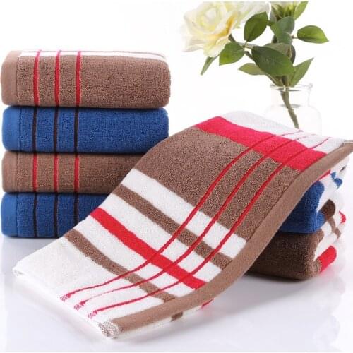 76*34CM 100% Pure Cotton Towel Quick Drying Cotton Towel Face Hand Bath Cloth Bathroom Absorbent Wedding Towel Red Blue