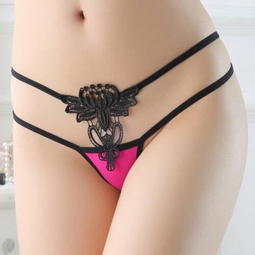 L'bellagiovanna sexy women g-string panties female lingerie hollow spaghetti thong girls mesh bragas Calcinha XXS-XL 2210