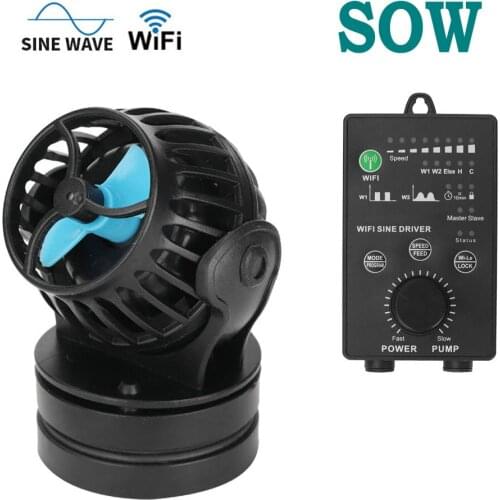 SOW Series Wave Making Pump Fish Tank W/ WIFI Function SINE Wave Pump SOW-5M/9M/16M for WIFI/Wireless Master/Slave Pump Control