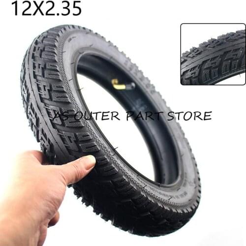 12x2.35 tyre & inner tube fits gas and electric scooters e-Bike Mini crosser Mini dirt bike 12'' tire