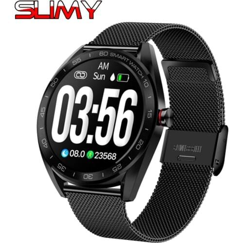 Slimy K7 IP68 Waterproof Smart Watch Heart Rate Blood Pressure Sleep Monitor Sports Smartwatch Full Touch Screen PK L5 L7 Watch