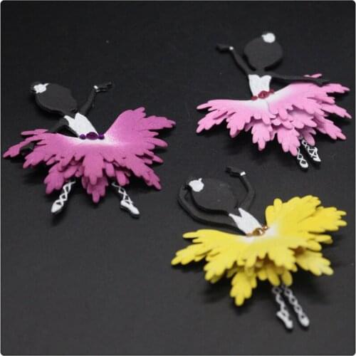 YINISE Scrapbook Metal Cutting Dies For Scrapbooking Stencils BALLET DANCERS DIY Album Cards Decoration Embossing Folder Die Cut