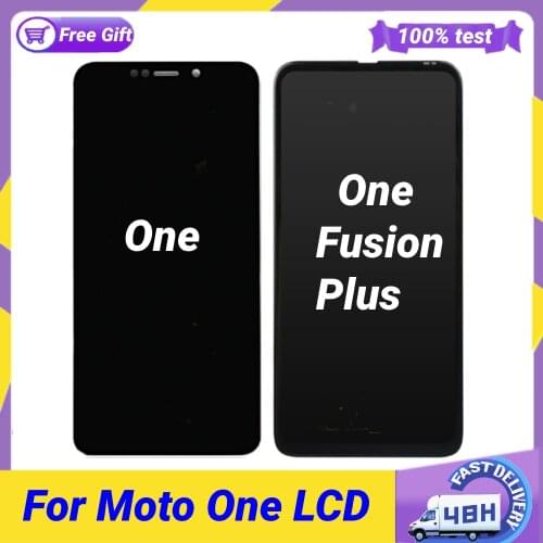 100% Tested For Motorola One Fusion+ One Lcd Screen Display Touch Digitizer Assembly For Moto One Fusion Plus One LCD