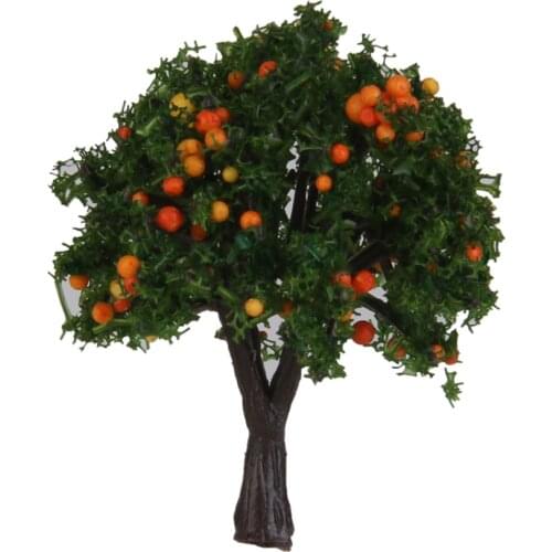 20x 1/300 Scale Landscape Model Trees for Railway Orchard Diorama Decors