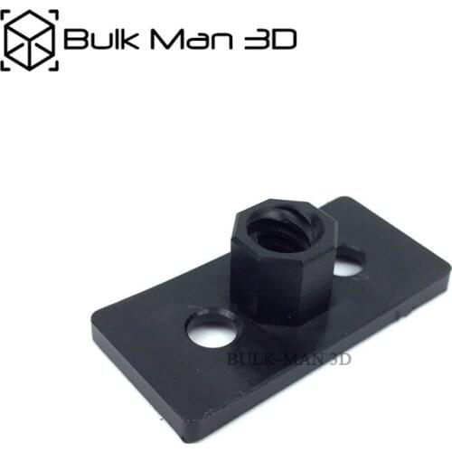 3D Printer POM ACME Nut Plate for 8mm Metric Acme Lead Screw 8mm Thread Rod Trapezoidal Metric Acme Tap Tr8 - 5pcs
