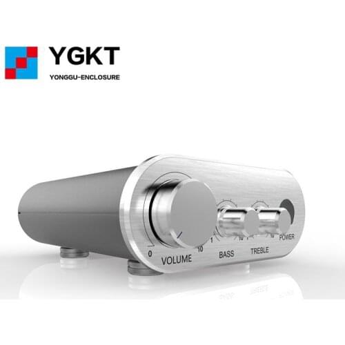 GOF-UO1 series chassis 120*40*150 mm (WxH-D) aluminum enclosure diy box electronics car audio amplifier