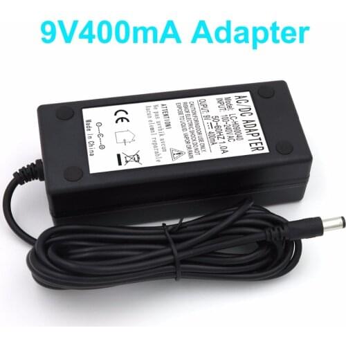 VORED 9V 400mA Power Supply Converter Charger US/EU/UK/AU Plug Universal Desktop Adapter DC 5.5*2.1mm Free shipping