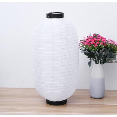 Japanese Style Paper Lanterns Folding Oval Lanterns Decorative Hanging Ornaments