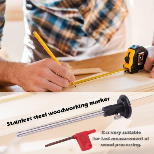 ANENG Wheel Marking Gauge Scriber Tool 160mm Woodworking Wheel Marking Cutting Gauge DIY Wood Working Scribe Tools