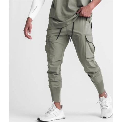 Jogger new fitness mens sports pants streetwear outdoor casual pants cotton mens trousers fashion brand mens clothing