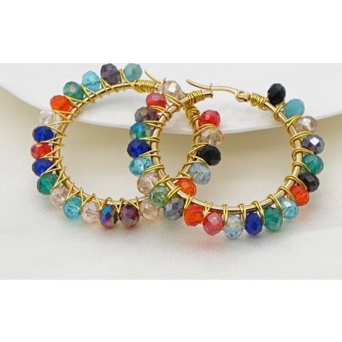 Серьги с камнями Go2Boho China At AliExpress