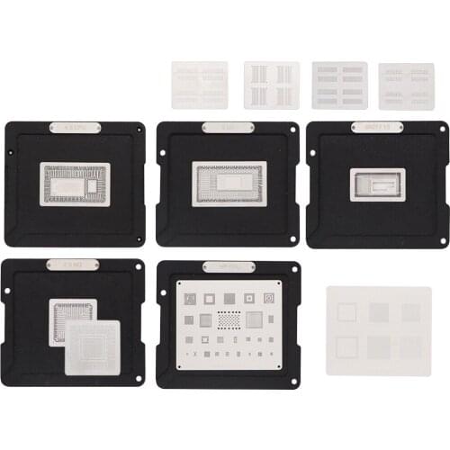 DS-908 BGA Reballing Stencil Soldering Tool Kit for All BGA Chips of Macbook Air/Pro Macbook 2010-2018 Tin Planting Platform