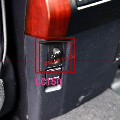 QDAEROHIVE Rear Air Vent air condition buttons For Toyota Prado LC150 2700 4000