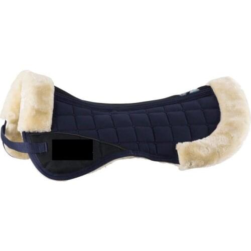 Equestrian Pad Sweat-absorbing Pad Imitation Wool Saddle Pad Comfortable And Soft Back Horse Saddle Pad