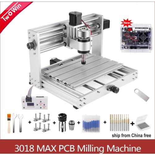 CNC 3018 MAX Laser Engraver GRBL Control with 200W Spindle 3-Axis PCB Milling Machine Metal Engraving Machine CNC Router