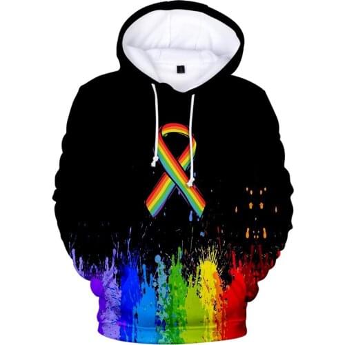 Fashion LGBT Men Hoodie Pullovers Men/women Hot Casual 3D Print Streetwear Hip Hop LGBT Mens Men Hoodie Pullovers and Sweatshir