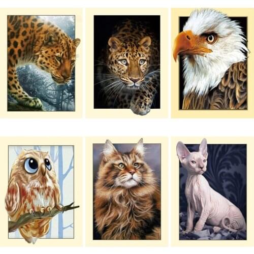Diamond Painting Kits for Adults Hairless Cat Rhinestones Embroidery Round Square Cross Stitch Full Drill Mosaic Art Home Decor