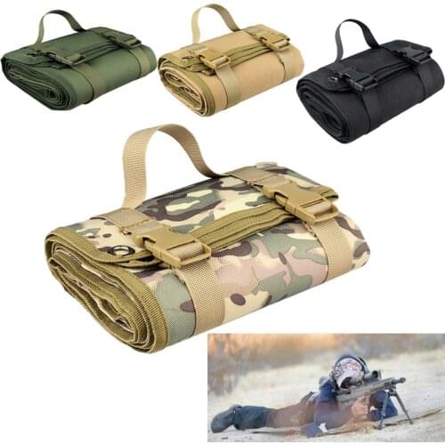 Outdoor Gathering Mat Shooting Pad Nonslip Roll-Up Portable Shooting Mat for Outdoor Training Camping Airsoft Folding Mat Gear