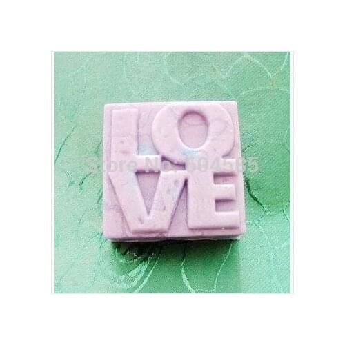 New Love S0184 Craft Art Silicone Soap mold Craft Molds Handmade soap molds