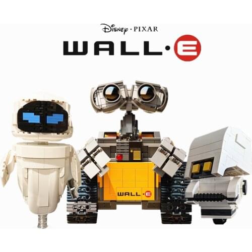 New Disney Movie Pixar Robot WALL E Figures Technical Building Block Brick Toy Gift Kid Birthday