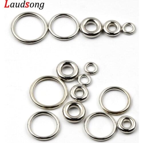 50pcs/lot Silver Color Loop 8-21 mm CCB Closed Jump Rings For DIY Jewelry Making Necklace Bracelet Findings Connector Supplies