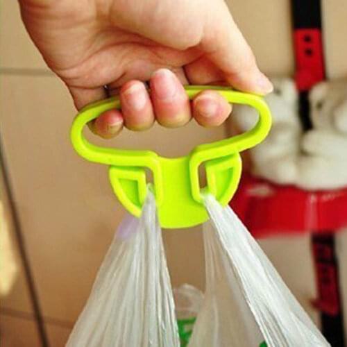 Ergonomic Shopping Hook Rails Carry Food Machine Good Helper Plastic Shopping Hooks Weight Capacity 15kg Shop Bags Hook KC1036