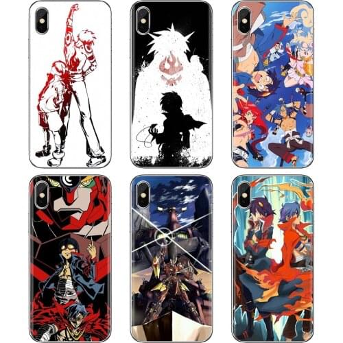 For Samsung Galaxy Note 3 4 5 8 9 S3 S4 S5 Mini S6 S7 Edge S8 S9 S10 Plus Rainbow Silicone Phone Case Tengen Toppa Gurren Lagann