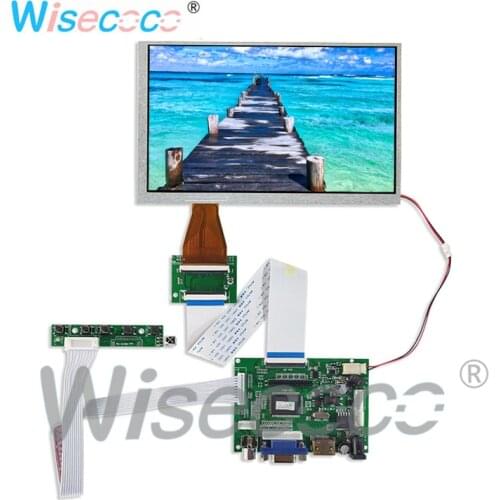 7.0 inch display TFT LCD A070VW04 V0 resolution 800 x 480 60 pin with control panel remote control