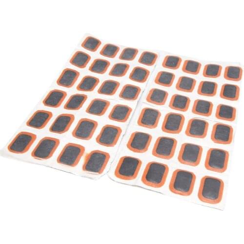 Uxcell 48pcs Tyre Puncture Patches Tire Repair Rubber Patch Tool for Auto Car 24 x 35mm