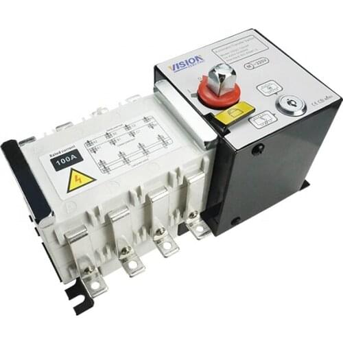 VISION Electrical ATS Automatic Changeover Switches 100A 125A 160A ATS 4P 3 Phase Transfer Switch for Generator