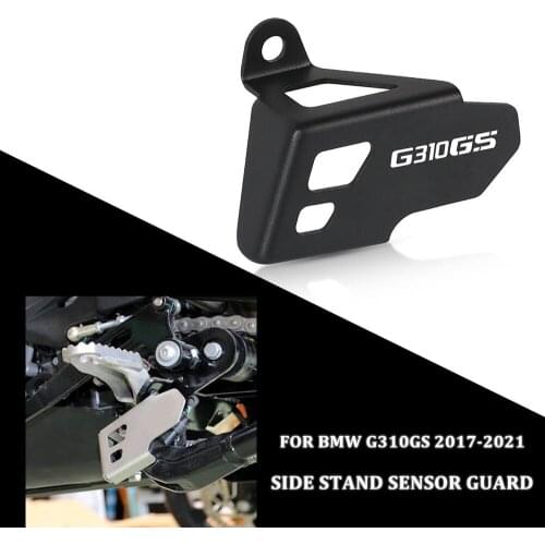 Motorcycle Kick Stand Protector Side Stand Sensor Guard Cover For BMW G310GS G 310GS 2017 2018 2019 2020 2021 G310GS Accessories