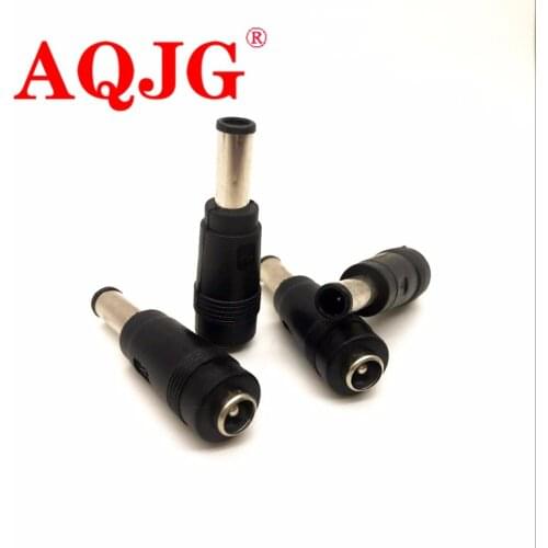 1-10pcs 5.5*2.1 to 6.5*4.4 turn laptop adapter with needle DC Power Charger Adapter Converter Connector for Laptop SONY Fujitsu